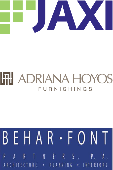 Jaxi, Behar, Adriana Hoyos logos