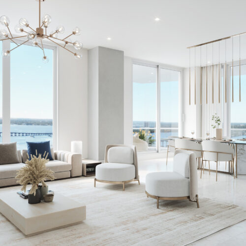 Aqua Residence Living Area