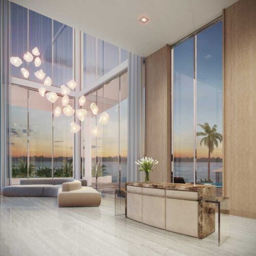 Lobby with Concierge Service Desk