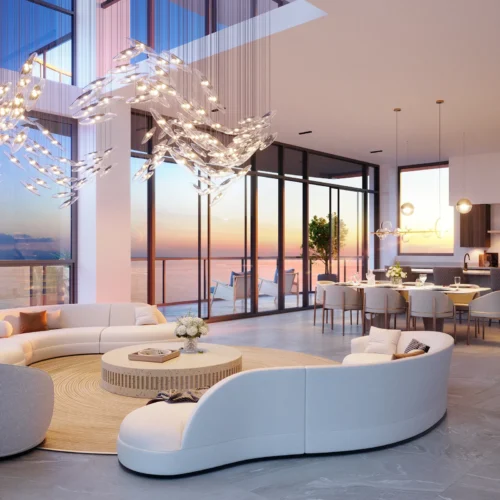 Living, Kitchen, Dining Room